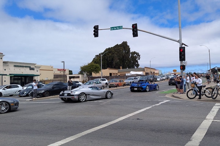 Monterey Car Week 2024 straat spots