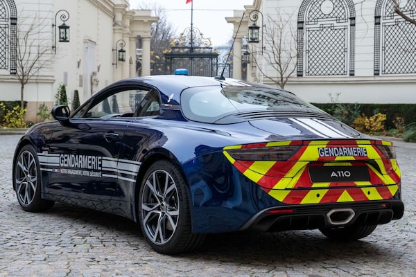 Alpine A110 Gendarmerie politieauto