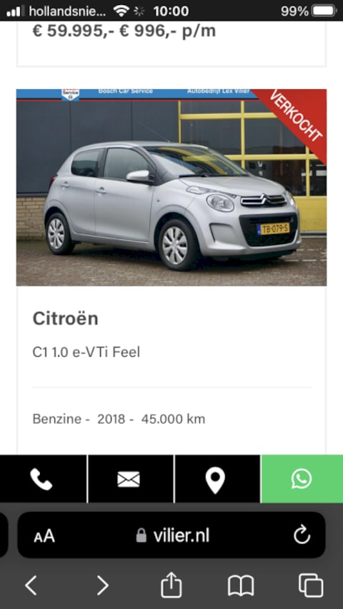 Citroen C1 VTi 68 Feel