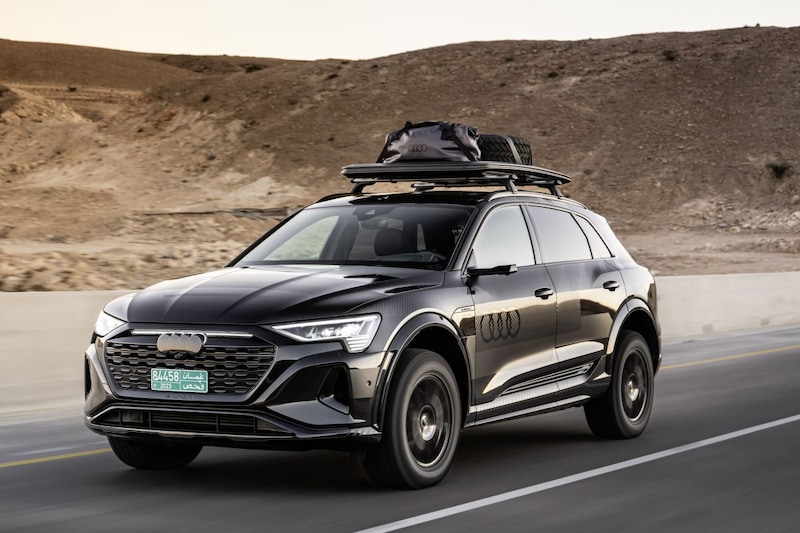 Audi Q8 e-tron edition Dakar: the real vacuum cleaner