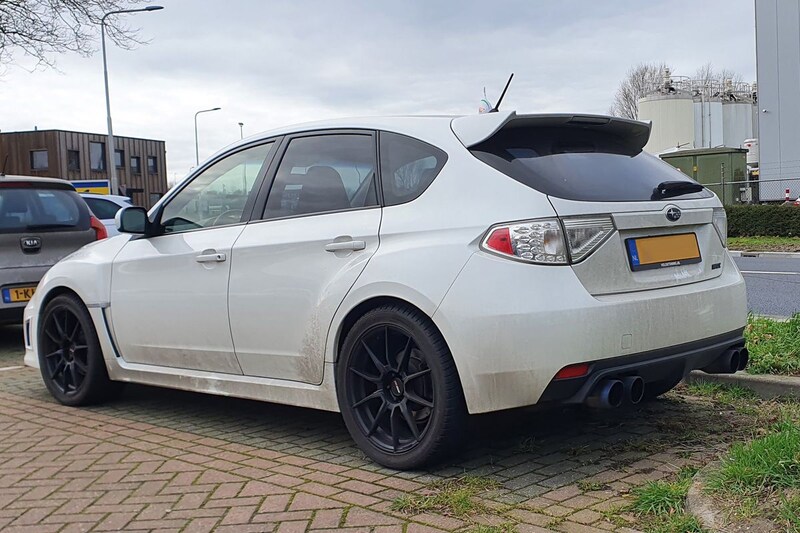 Subaru WRX in het wild