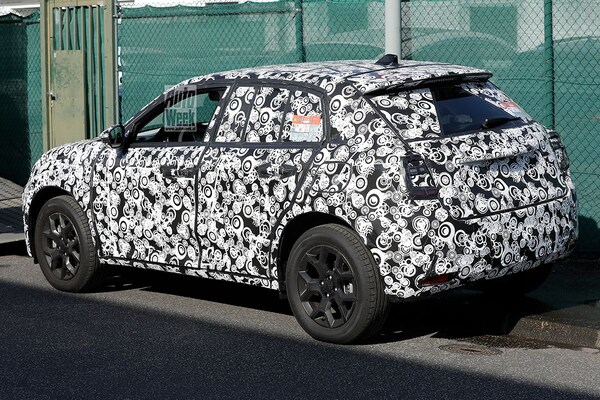 Spyshots Fiat 500X opvolger 600
