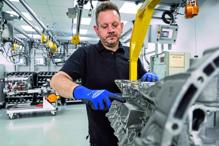AMG V12 motor voor Pagani