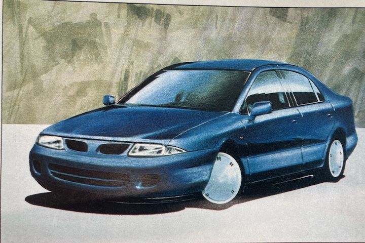 Mitsubishi Carisma MX schets