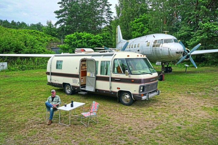 Airstream camper in Amerika