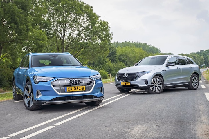 Audi E-Tron Mercedes EQC EV elektrisch