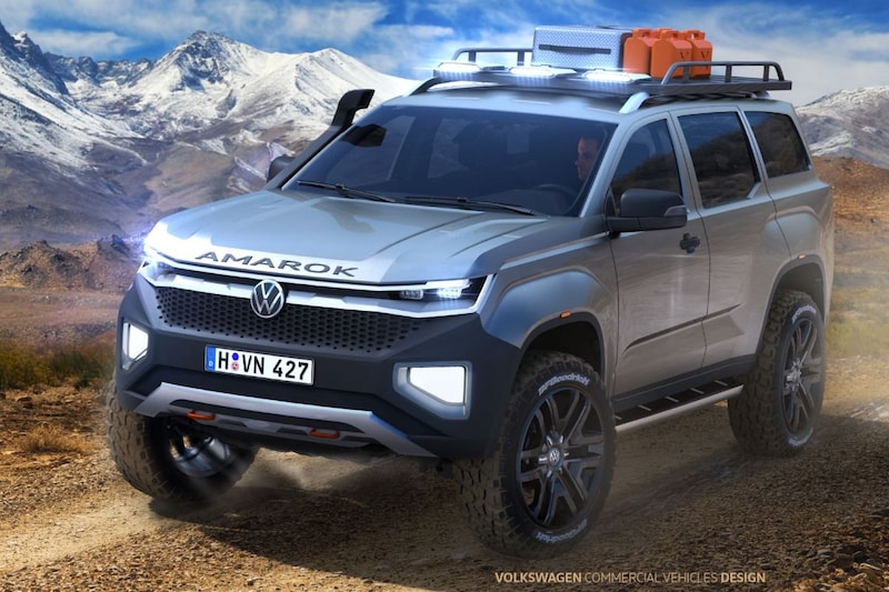 Volkswagen shows never-made SUV version of Amarok Volkswagen shows never-made SUV version of Amarok