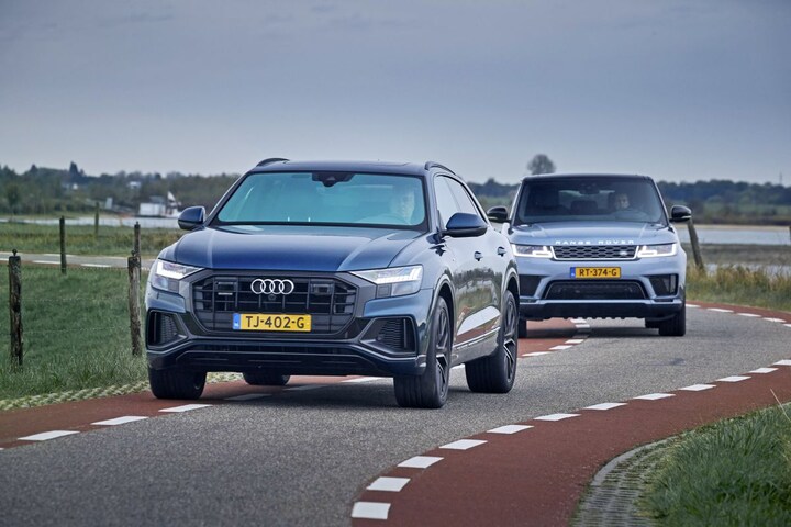 Audi Q8 vs Range Rover Sport - Vergelijkende Test - AutoWeek